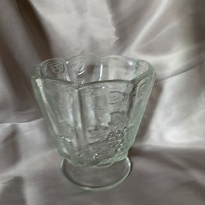 Vintage Clear/ Transparent Glass Vase